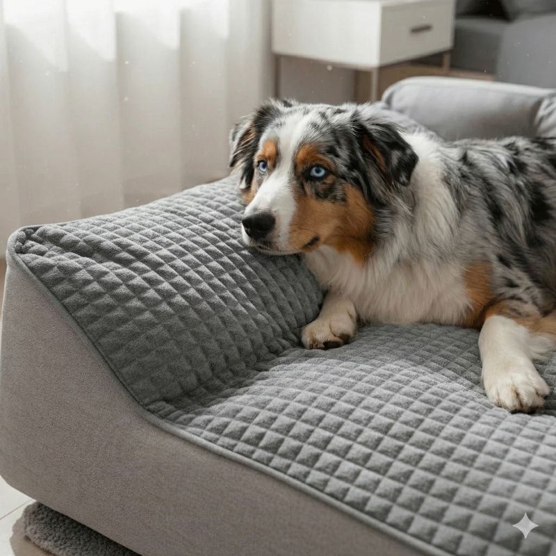 Coussin  pour chien confort à mémoire de forme - Housse Lavable | LOKI