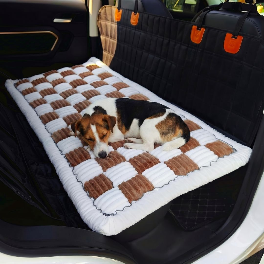 Tapis voiture pour chien Matelas CARGO HUNDSY — coloris marron