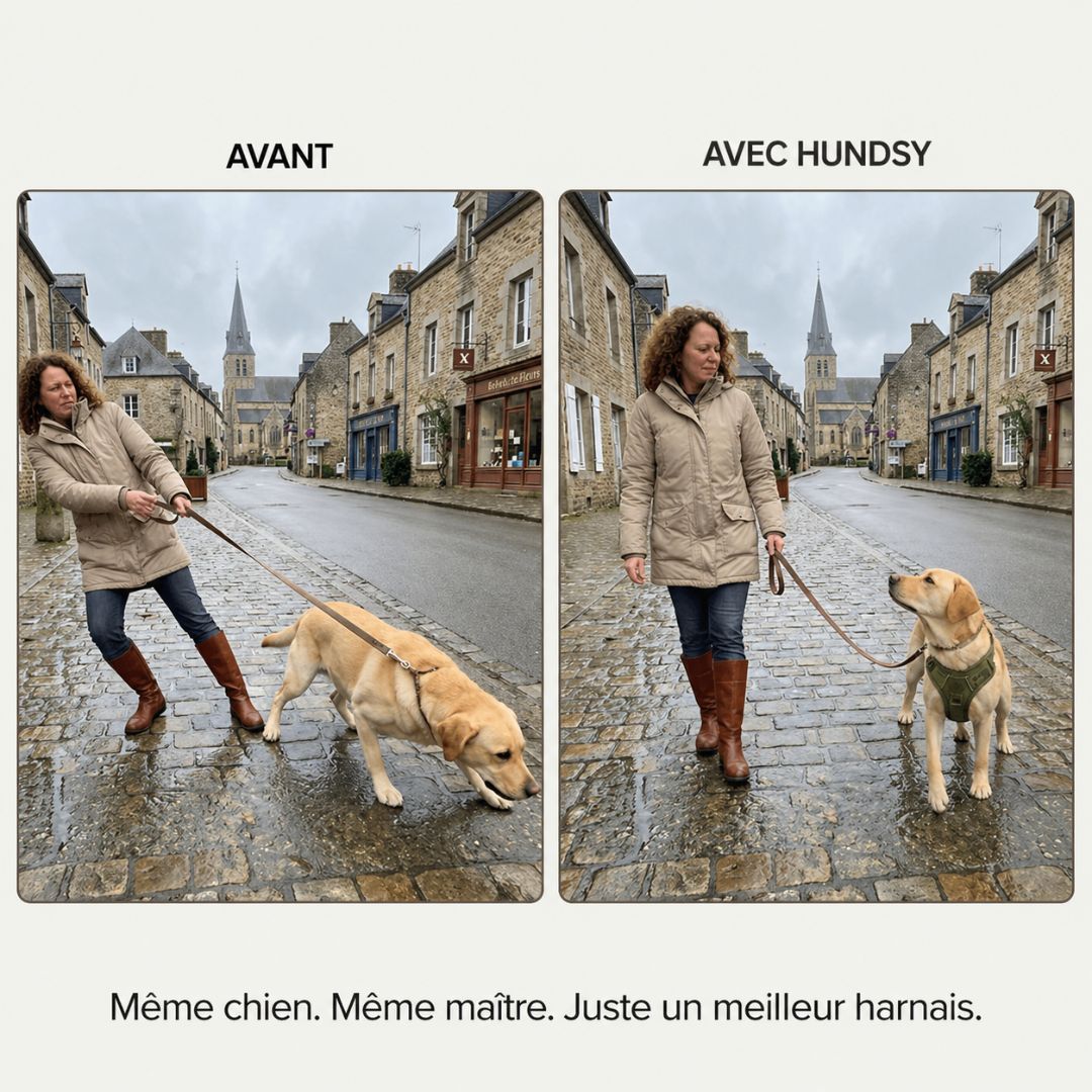 Harnais tactique anti-traction pour chien | BRASKO