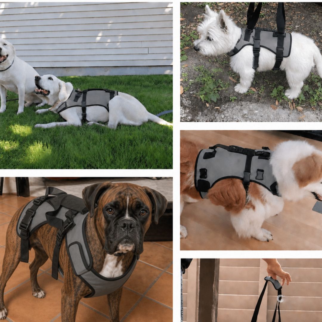 Harnais de soutien pour chien avec poignée de levage | ORKA