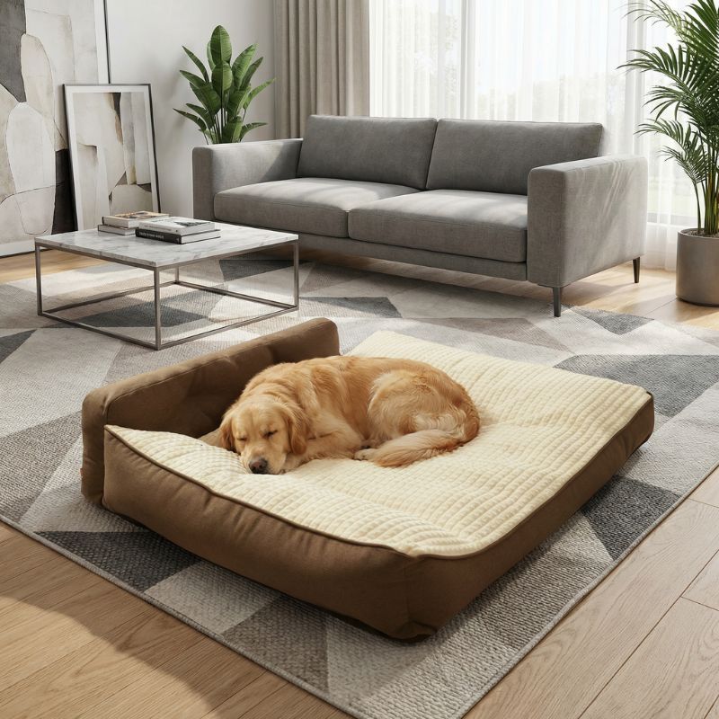 Coussin  pour chien confort à mémoire de forme - Housse Lavable | LOKI