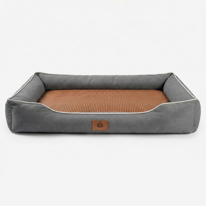 Lit pour chien respirant BALI HUNDSY — coloris gris