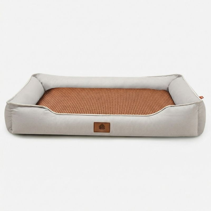 Lit pour chien respirant BALI HUNDSY — coloris gris