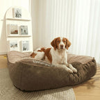 Grand lit pour chien HELSINKI HUNDSY — coloris marron