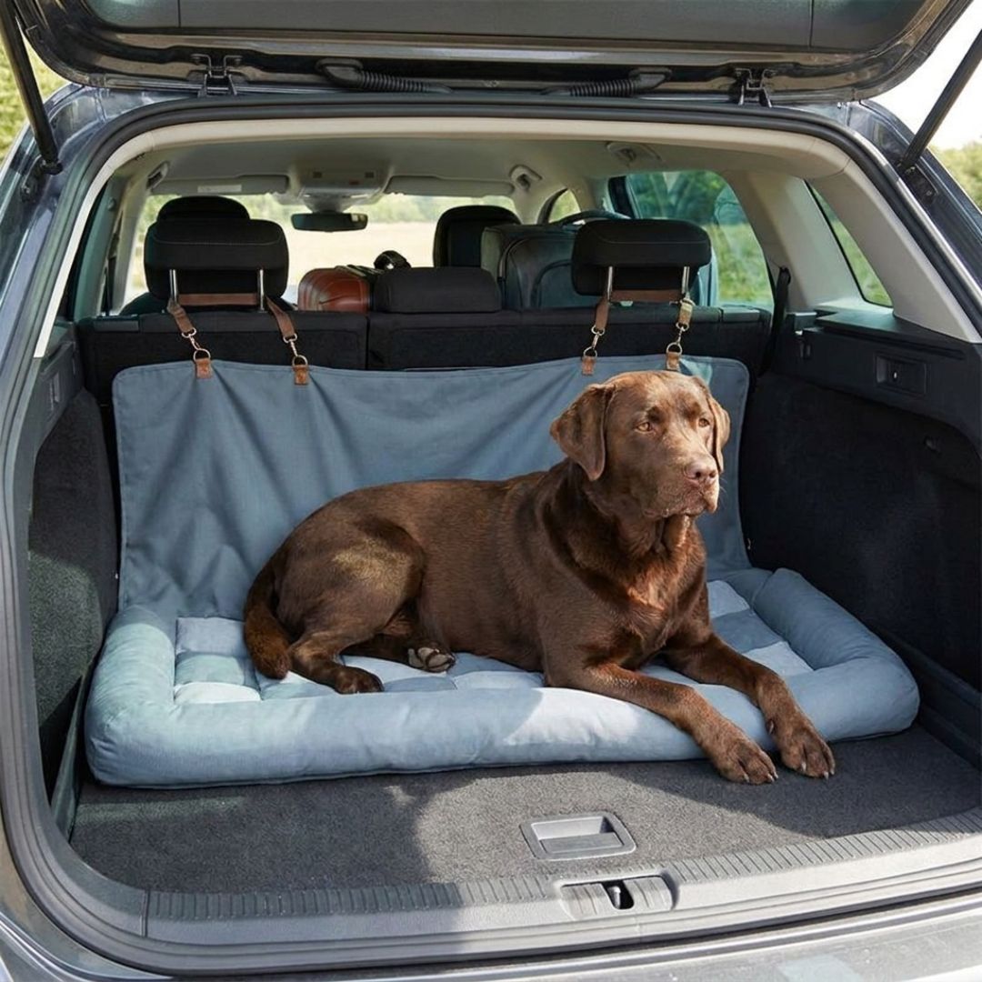 Housse siège auto pour chien NAYA HUNDSY — coloris bleu