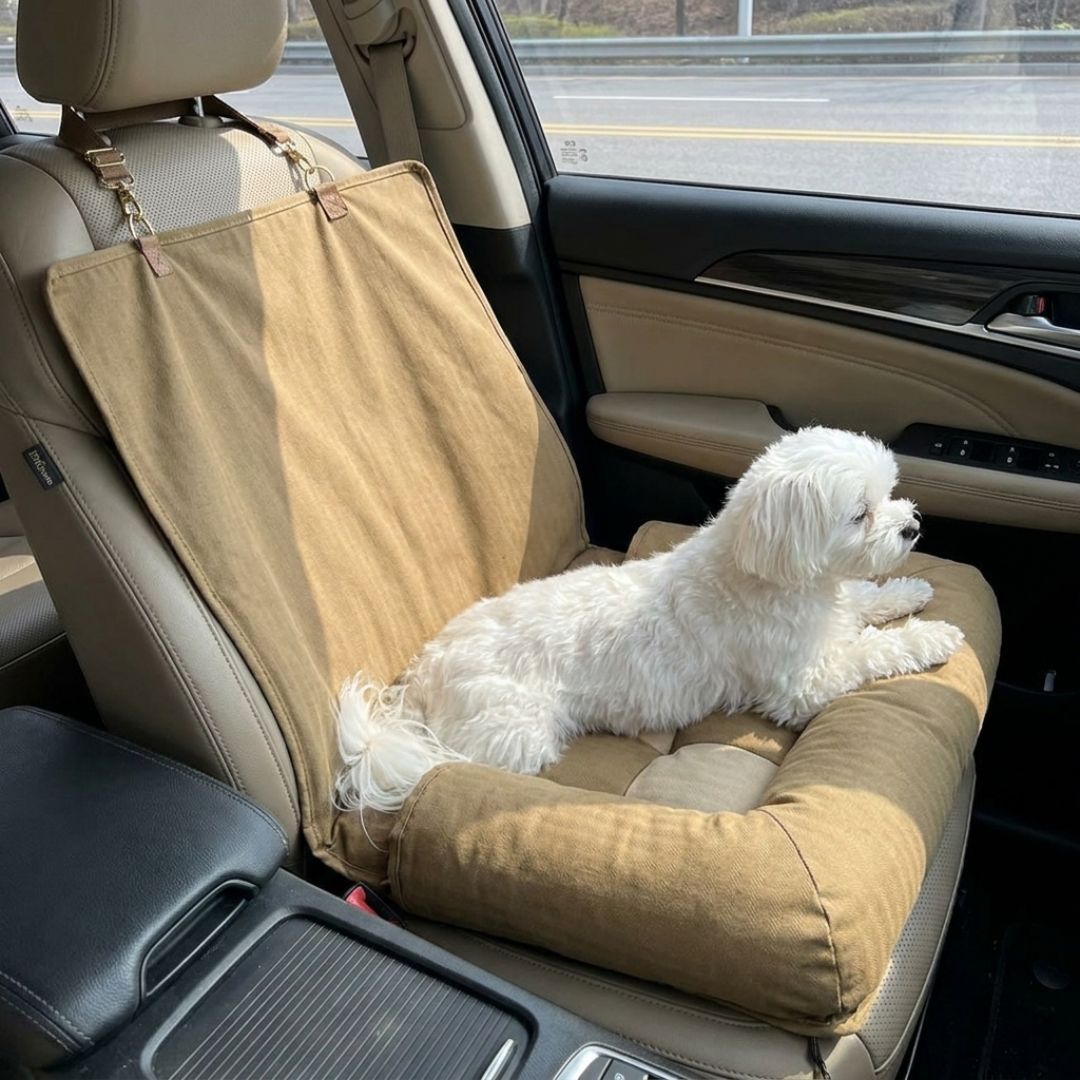 Housse siège auto pour chien NAYA HUNDSY — coloris marron