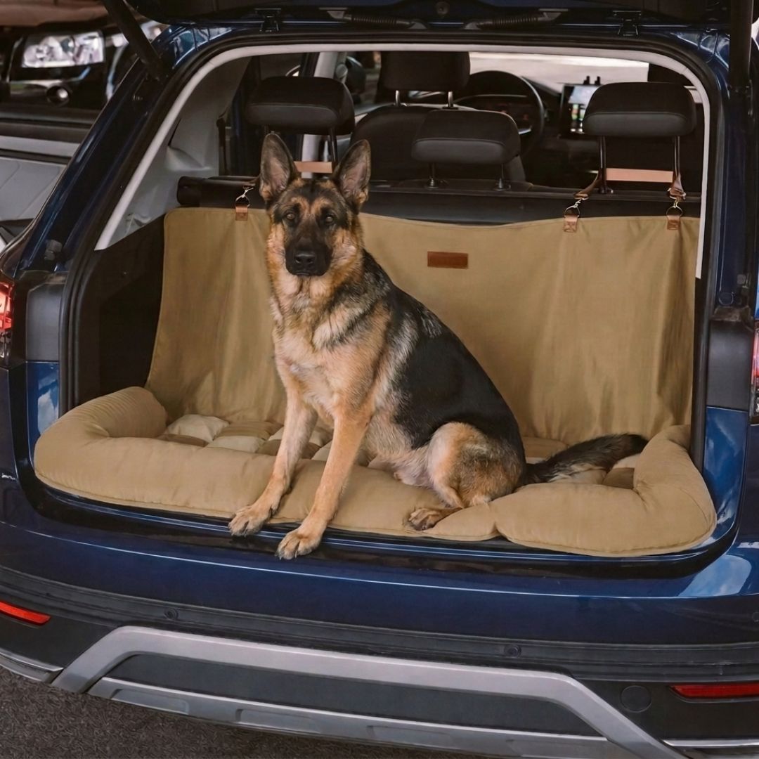Housse siège auto pour chien NAYA HUNDSY — coloris marron