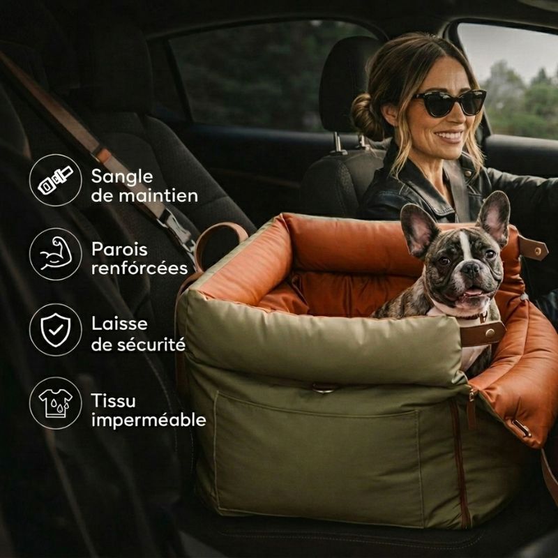 Siège auto pour chien imperméable | NOMAD
