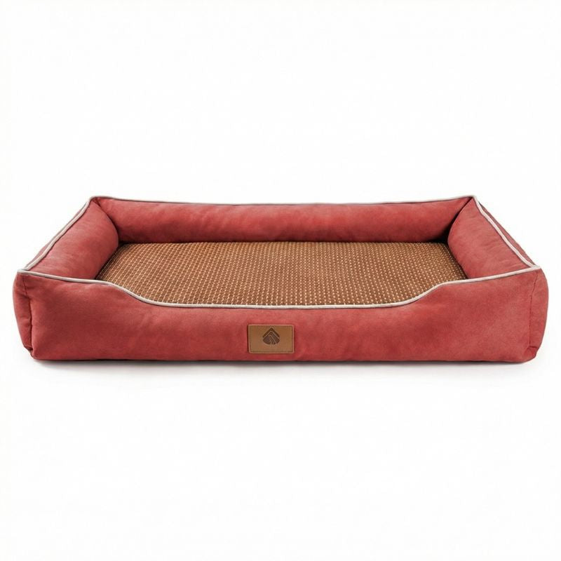 Lit pour chien respirant BALI HUNDSY — coloris rouge