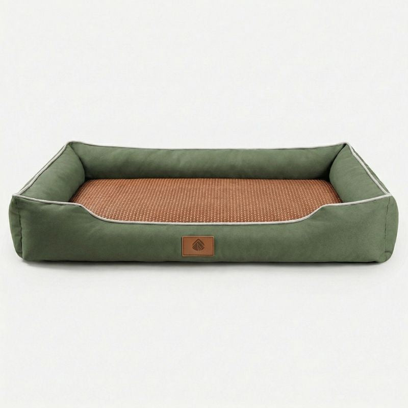 Lit pour chien respirant BALI HUNDSY — coloris vert