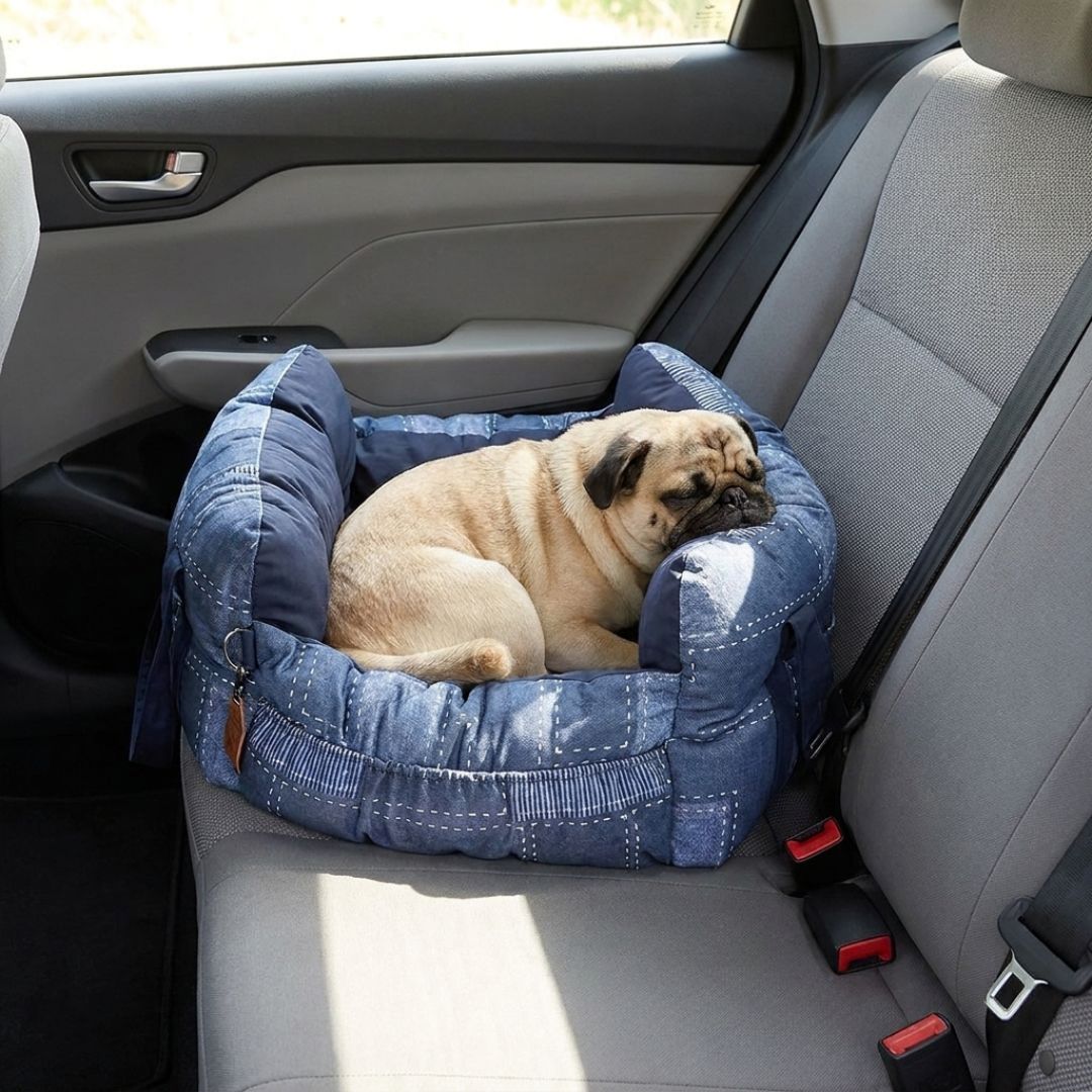 Chien avec Siège auto pour chien SORA HUNDSY