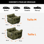 Chien avec Siège auto pour chien SORA HUNDSY